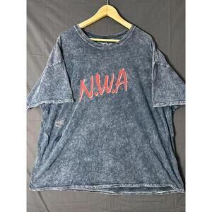 Ruthless Classics NWA Graphic Tee Acid Wash Distressed XXL